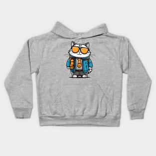 Charmingly Purr-fect Whisker Delight Kids Hoodie